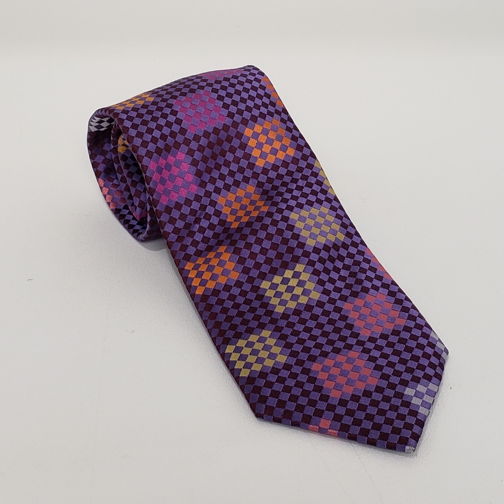 Purple Checkered Tie!
